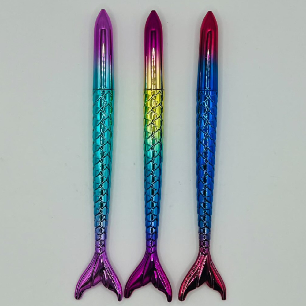PLUMA COLA SIRENA TORNASOL