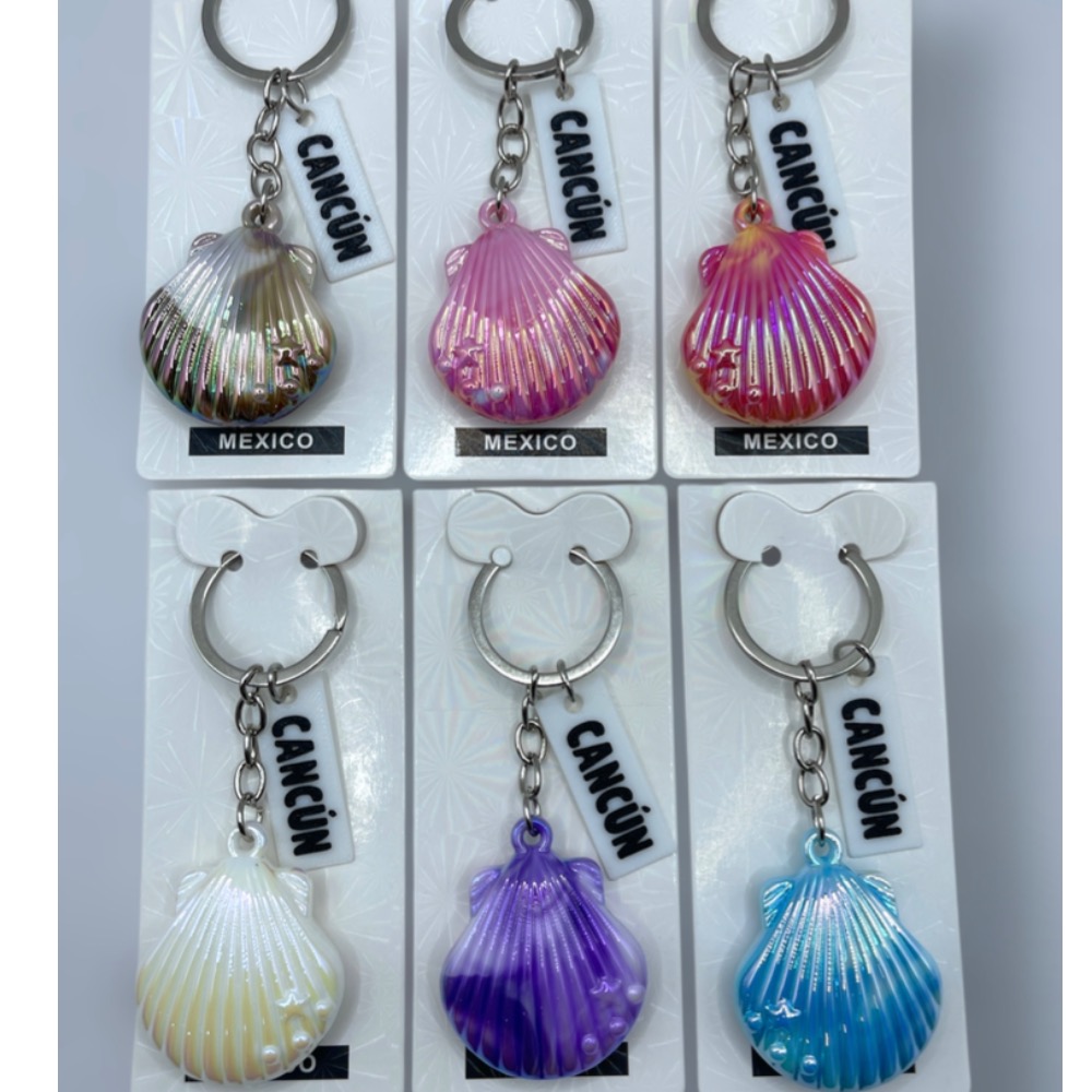 LLAVERO CONCHA TORNASOL