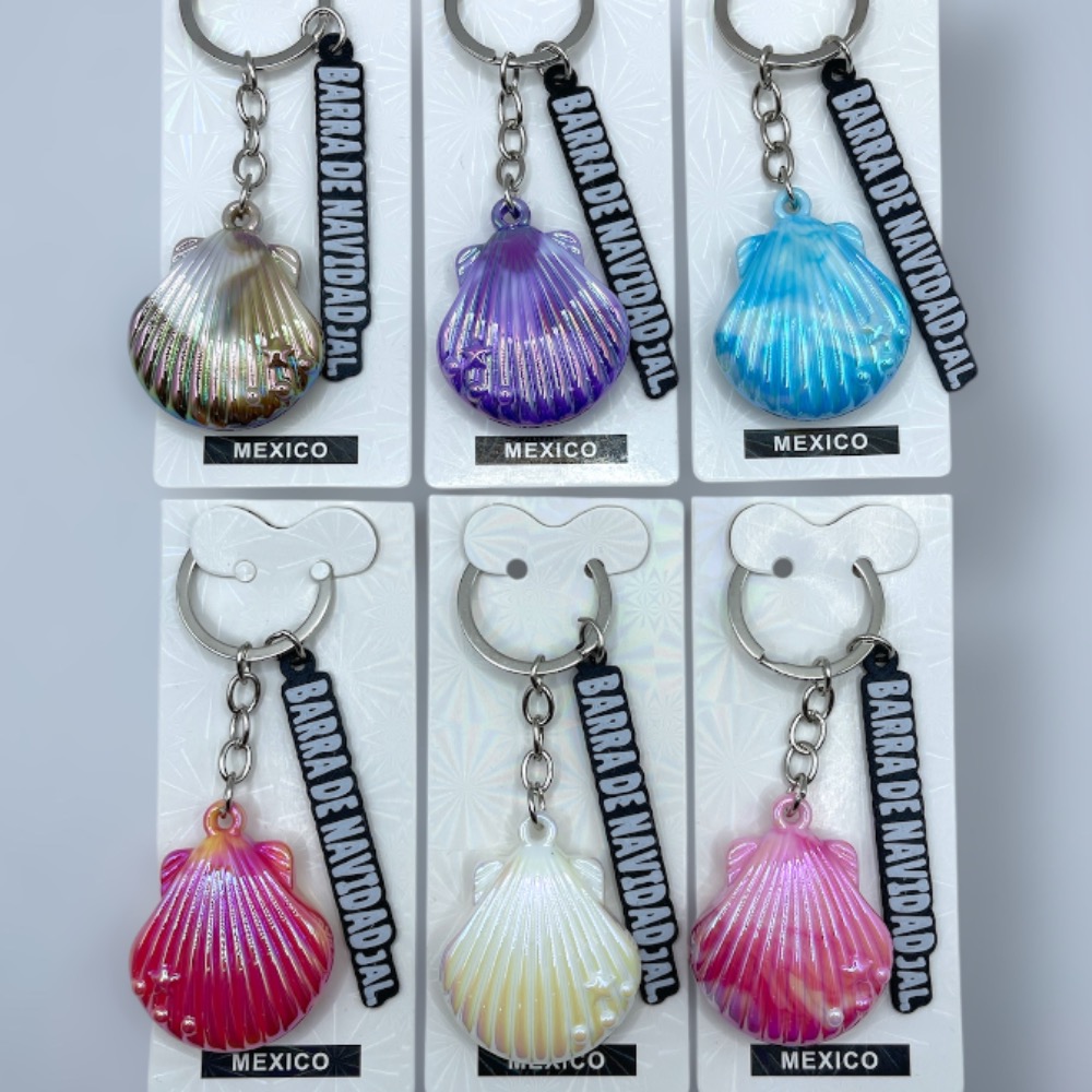 LLAVERO CONCHA TORNASOL