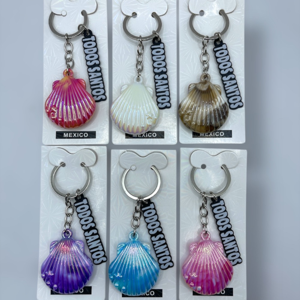 LLAVERO CONCHA TORNASOL