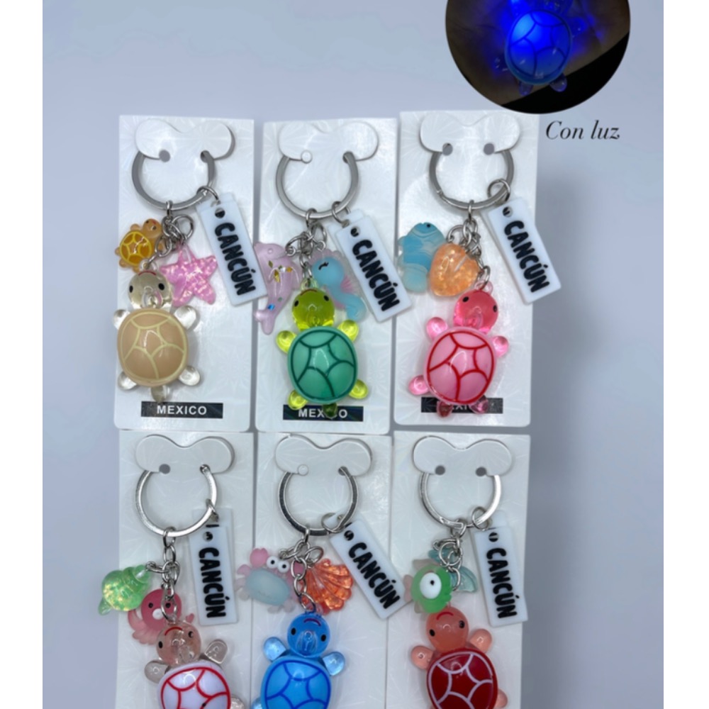 LLAVERO TORTUGA LUZ 