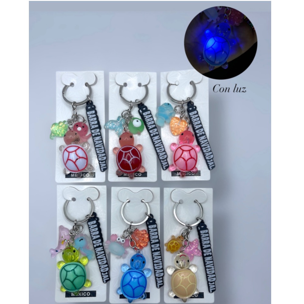 LLAVERO TORTUGA LUZ 
