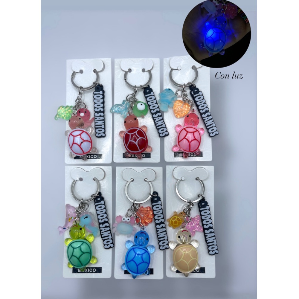 LLAVERO TORTUGA LUZ
