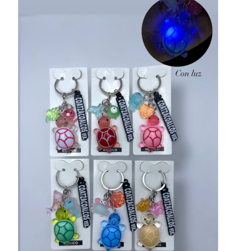 LLAVERO TORTUGA LUZ 