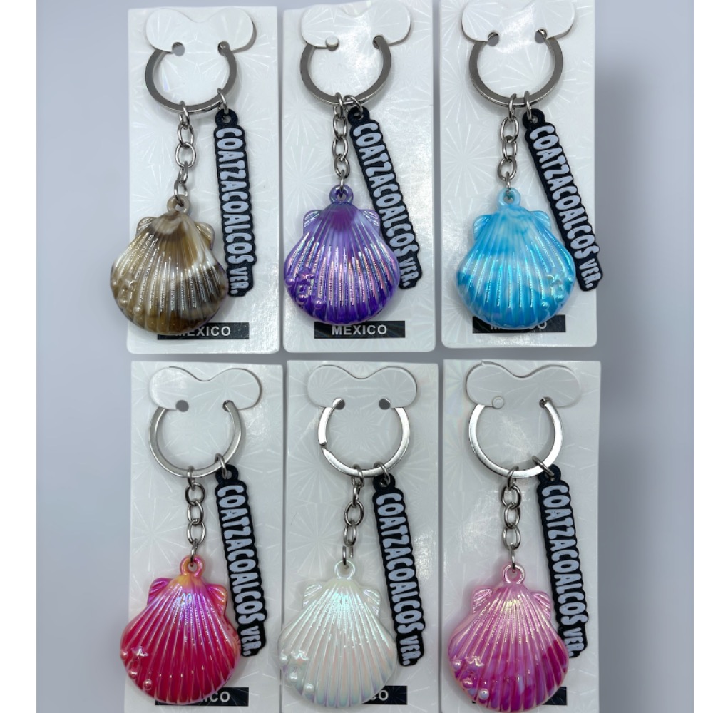 LLAVERO CONCHA TORNASOL